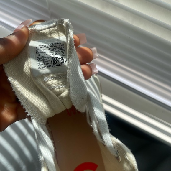 Converse White and Black High-Top Sneakers - Picture 4 of 5